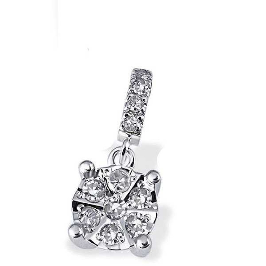 Halsketten Goldmaid | Halskette Diamanten Weisgold | 0,10 Ct. P1/H 585 Glamour 11 Zus. Juwelierstoresell Collier