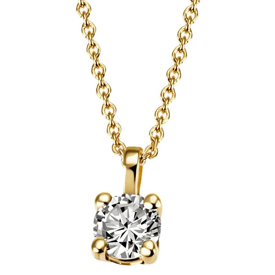 Gelbgold Collier 0,15 | Juwelierstoresell | Jana 585/- Vs/G Halsketten 0,10/ Ct. Goldmaid