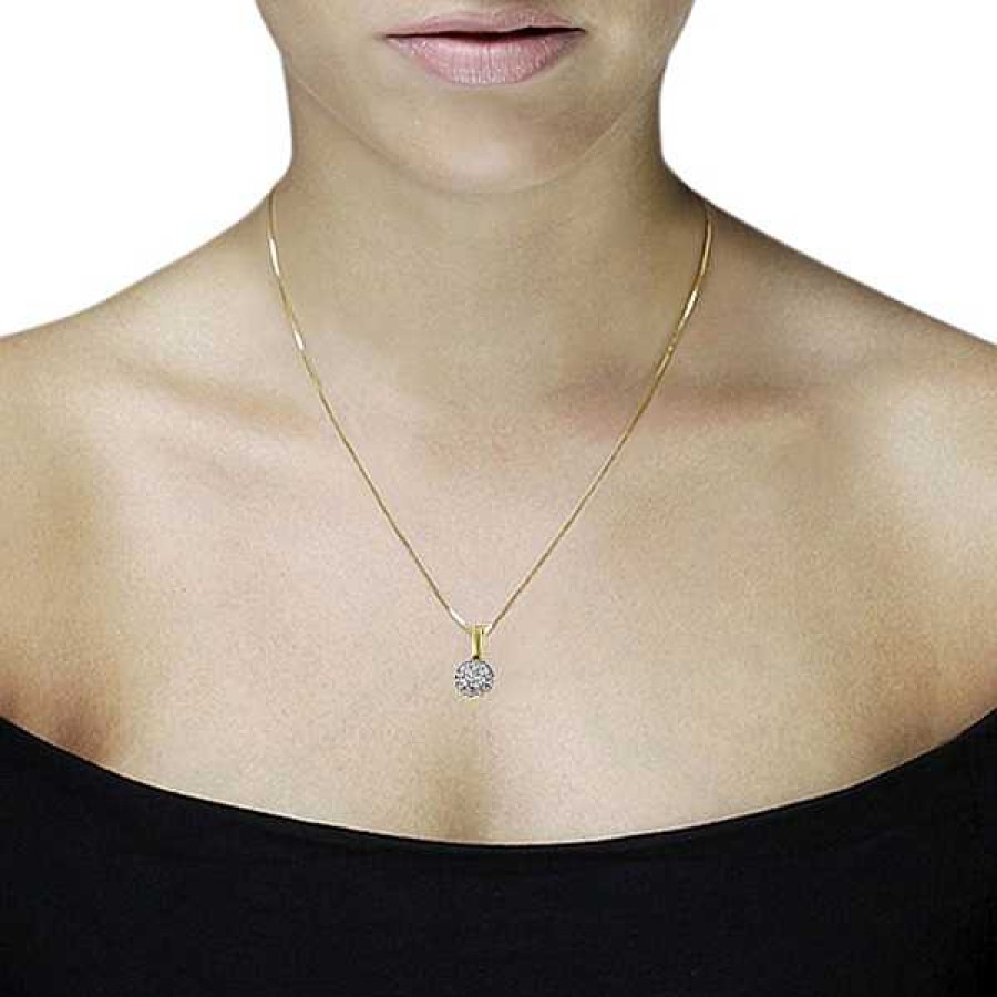 Halsketten | 0,25 Ct. Venezianerkette | 21 Collier Zus. Brillanten Goldmaid Juwelierstoresell Gelbgold Halskette 585
