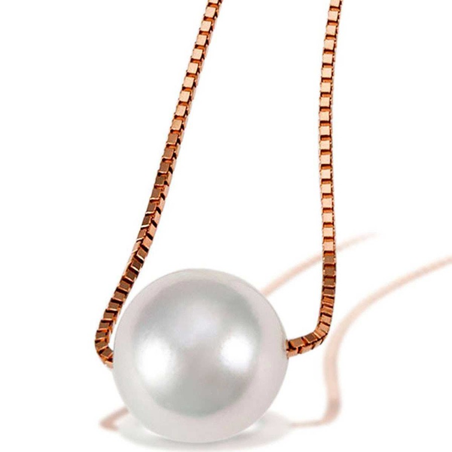 1 Perle | Weis Collier | Goldmaid Akoya Venezinerkette Mm Rotgold Halsketten 375 8,5-9 Juwelierstoresell